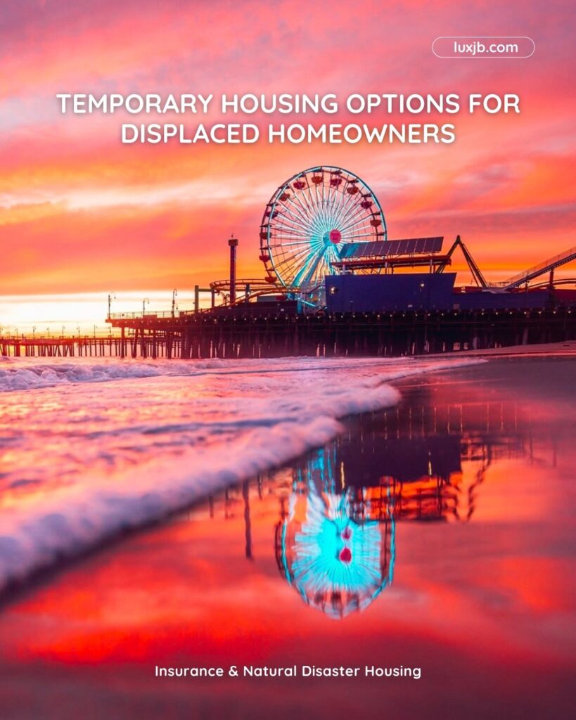 Temporary Housing in Los Angeles by Luxjb: Ideal for Urgent Needs and Extended Stays Insurance and Natural Disaster Housing: In times of unexpected incidents such as heavy rains, floods, wildfires, or other emergencies, finding urgent temporary housing and reliable accommodation for displaced individuals or families is crucial. Luxjb offers premium short-term rentals in LA designed to meet these urgent needs with efficiency and comfort. Temporary Housing Options For Professionals And Displaced Homeowners: We offer temporary housing services to professionals traveling for business and to families who’ve been displaced due to a natural disaster or other reasons. Insurance companies and individuals may turn to LUXJB to find the very best furnished mid-term housing across Los Angeles, CA.