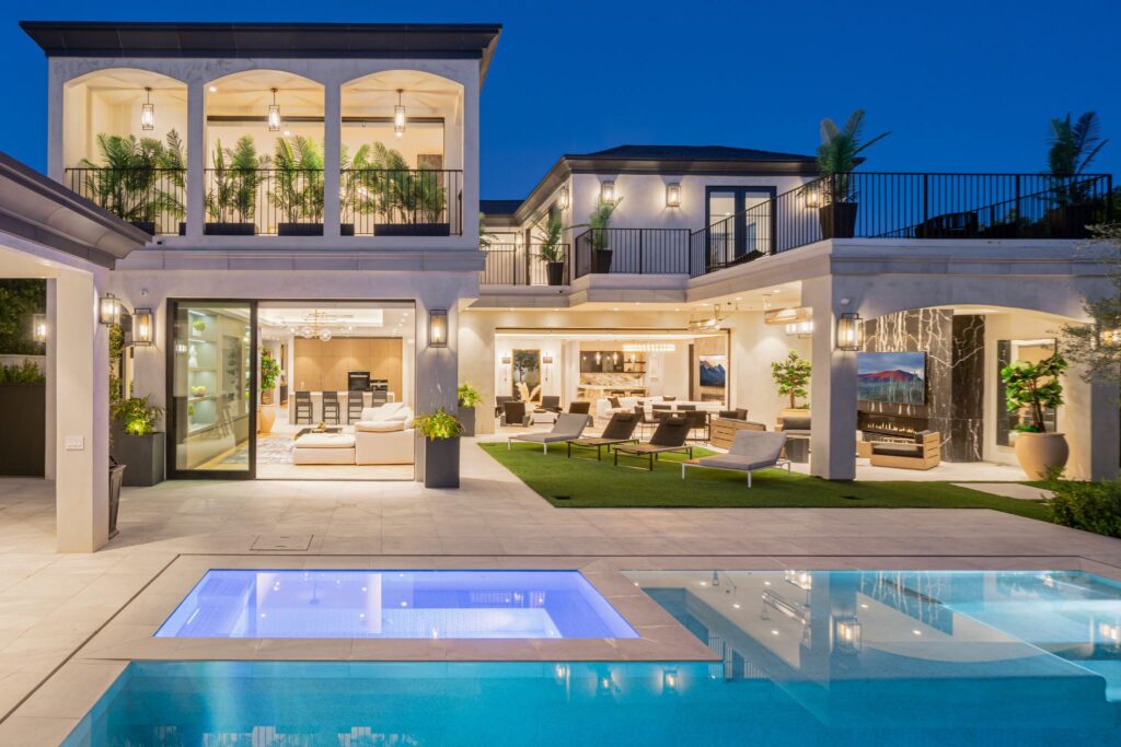 Villa Mandarin. Luxury Mega Mansions in Beverly Hills Flats.