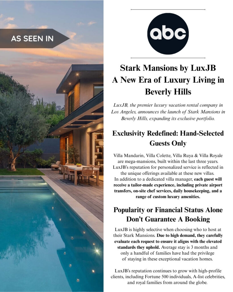 Featured on CBS, FOX NEWS, NBC ABC, MSN & BUSINESS INSIDER the Stark Collection has become the go-to destination for the world’s elite in Los Angeles. 