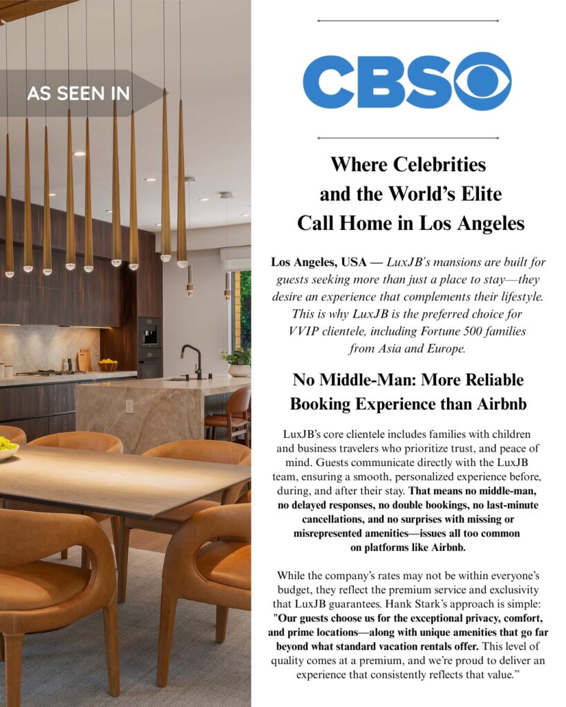 Featured on CBS, FOX NEWS, NBC ABC, MSN & BUSINESS INSIDER the Stark Collection has become the go-to destination for the world’s elite in Los Angeles. 