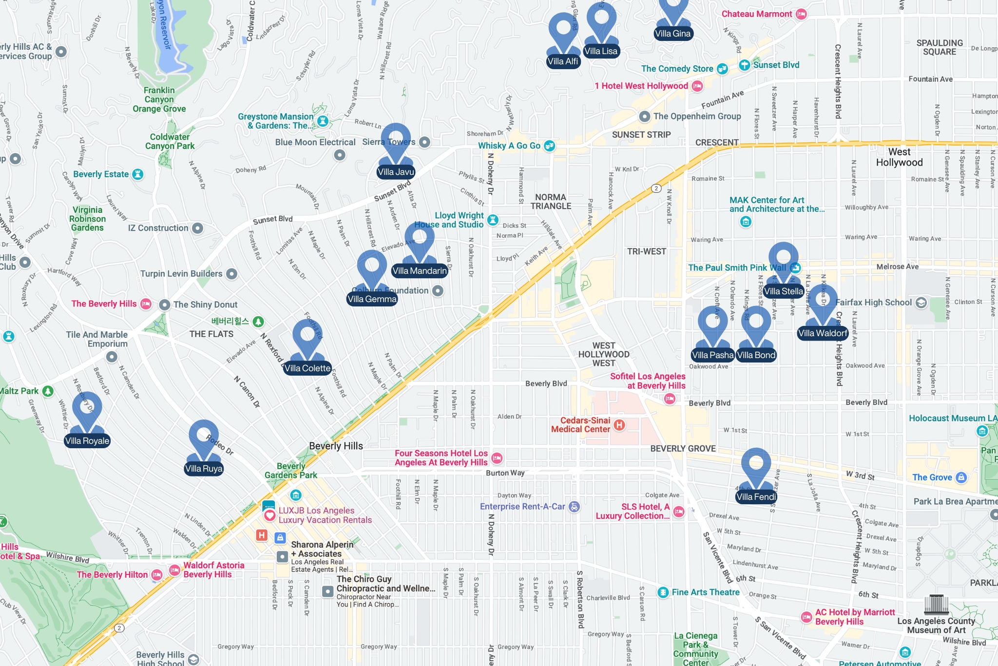 The best locations for luxury getaways in West Hollywood and Beverly Hills. Stark Villas & Mansions by LuxJB — LA’s most luxurious vacation rentals with resort-style service.